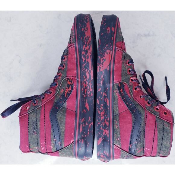 VANS A Nightmare on Elm Street Unisex Hi-Top Sneakers Size Men's 7/Women's 8.5 - Picture 10 of 15